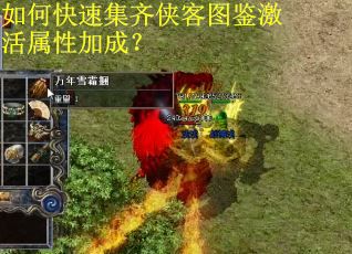 如何快速集齐侠客图鉴激活属性加成？