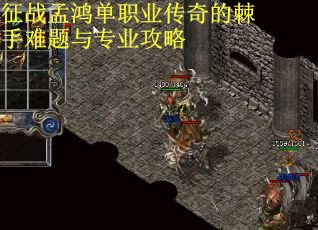 征战孟鸿单职业传奇的棘手难题与专业攻略