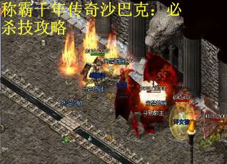 称霸千年传奇沙巴克：必杀技攻略