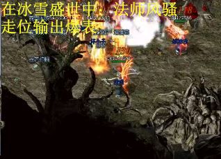 在冰雪盛世中：法师风骚走位输出爆表