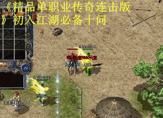 《精品单职业传奇连击版》初入江湖必备十问