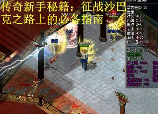 传奇新手秘籍：征战沙巴克之路上的必备指南