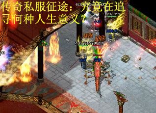 传奇私服征途：究竟在追寻何种人生意义？