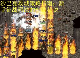 沙巴克攻城策略指南：新手征战玛法的制胜秘诀