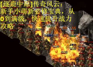 [逐鹿中原]传奇风云：新手小萌新必修宝典，从0到满级，快速提升战力攻略