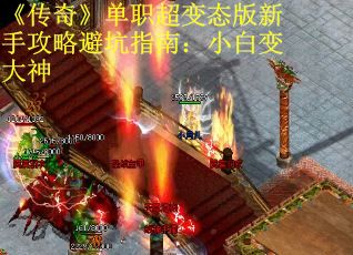 《传奇》单职超变态版新手攻略避坑指南：小白变大神