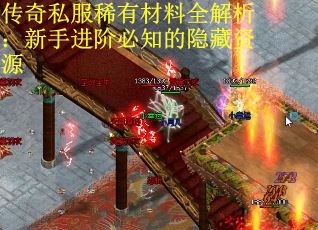 传奇私服稀有材料全解析：新手进阶必知的隐藏资源